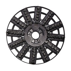 kwb by Einhell Steel Sanding Brush, Wall Processing System Accessories (Diameter 180 mm, Suitable for Working on Concrete or Removing Wallpaper Residue, Suitable for Wall Processing System TE-DW 180)