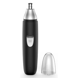SHOBES Nose Hair Trimmer Painless Rechargeable Ear and Eyebrow Trimmer Professional with Dual Edge Blades NS02