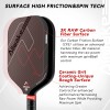 ALLWAKE 3K Raw Carbon Fiber Pickleball Hot Pressing Technology 16MM