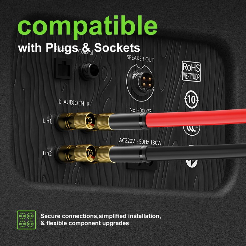 GOSDENG 14 Gauge Speaker Wire- 200 ft Spec Soft Touch