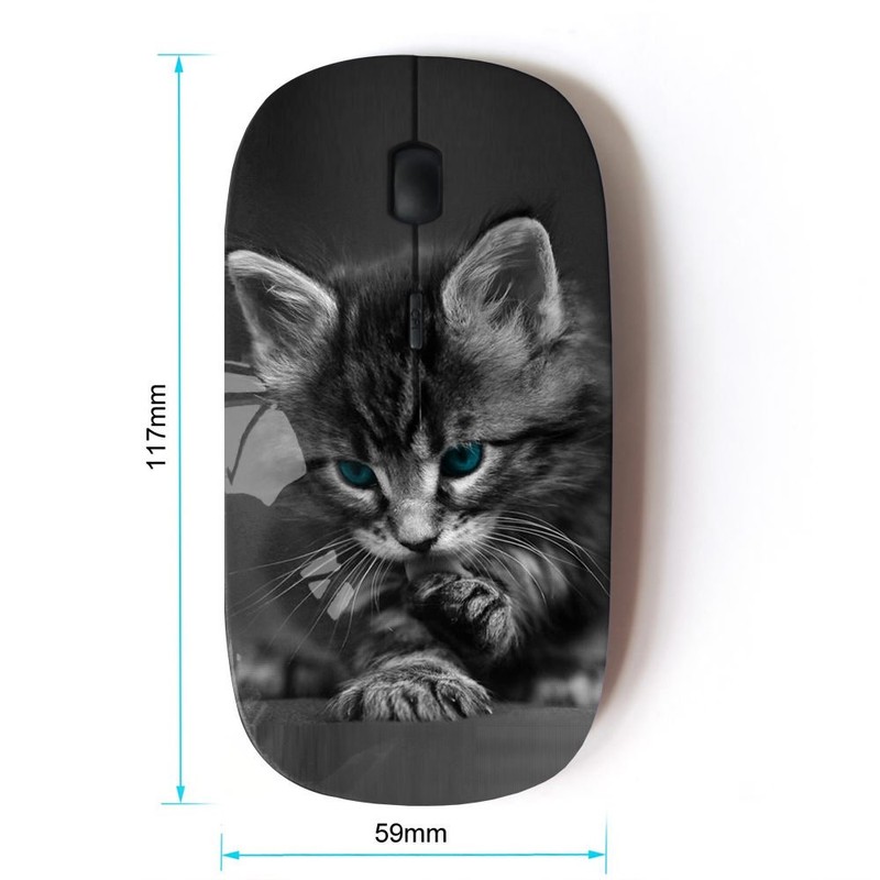 KawaiiMouse [ Optical 2.4G Wireless Mouse ] Cute Paw Kitten