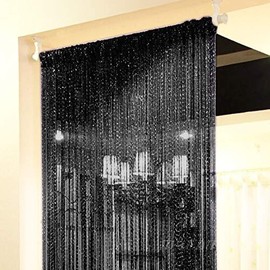 Home Decor Sequin Curtain for Doorway,Door String Curtains, 39x79 inch Hanging,Closet Bedroom Blind Living Room Divider,Window Wall Panel Fringe Backdrops Sheer no Beads Beaded Decorative Crystal