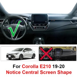 Xukey For 2019 -2023 Toyota Corolla Accessories Dashboard Dash Mat Sun Cover Pad Black