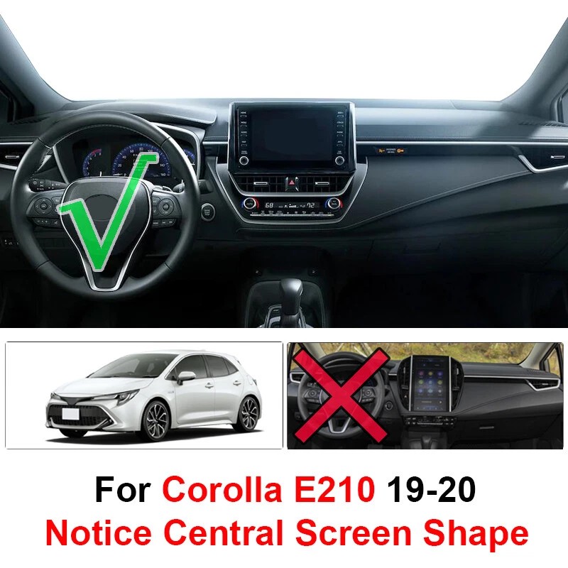 Xukey For 2019 -2023 Toyota Corolla Accessories Dashboard Dash Mat
