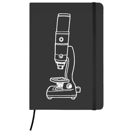 Azeeda A5 'Digital Microscope ' Black Hardcover Ruled Notebook (NB00066564)