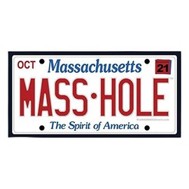 Sully's Masshole License Plate Sticker