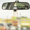 Zpana 2PCS Car Rearview Mirror Decal, Objects in Mirror are