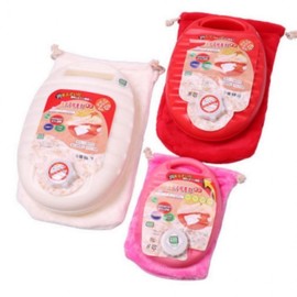 Portable steam pack, thermal water bottle, camping stomach steaming hot pack Water bag 2.2L red 5ea