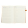A5 Lined Notebook Portable PU Leather Hardcover Notebook with Elastic