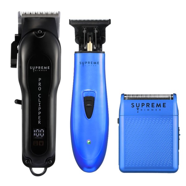 Supreme Trimmer 3-in-1 Barber Bundle | Pro Clipper, DLC T-Shaper