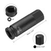 uxcell 22mm Hex Impact Bit Socket H22 1/2" CR-MO Steel