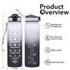 2002 Time Marked 1L Water Bottle with Straw and Neoprene