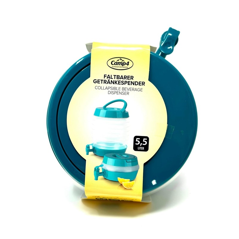 Foldable Water Dispenser 5.5 Litres Petrol Blue Camp4