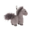 Apricot Lamb Wild Horse Soft Cuddly Keychain, Plush Toys Stuffed