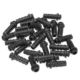 sourcing map 30pcs 6.5mm Strain Relief Cord Connector Cable Bushing Boot Sleeve for Electric Cable Cord Insulation Protection