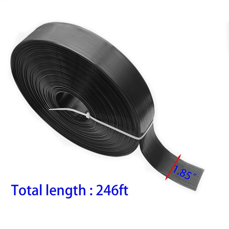 Qlvily Chain Link Fence Privacy Tape, 246ft x 0.15ft Chain