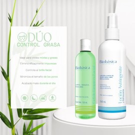 Dúo Biobásica Control Grasa – Gel Limpiador + Loción Astringente Biobásica