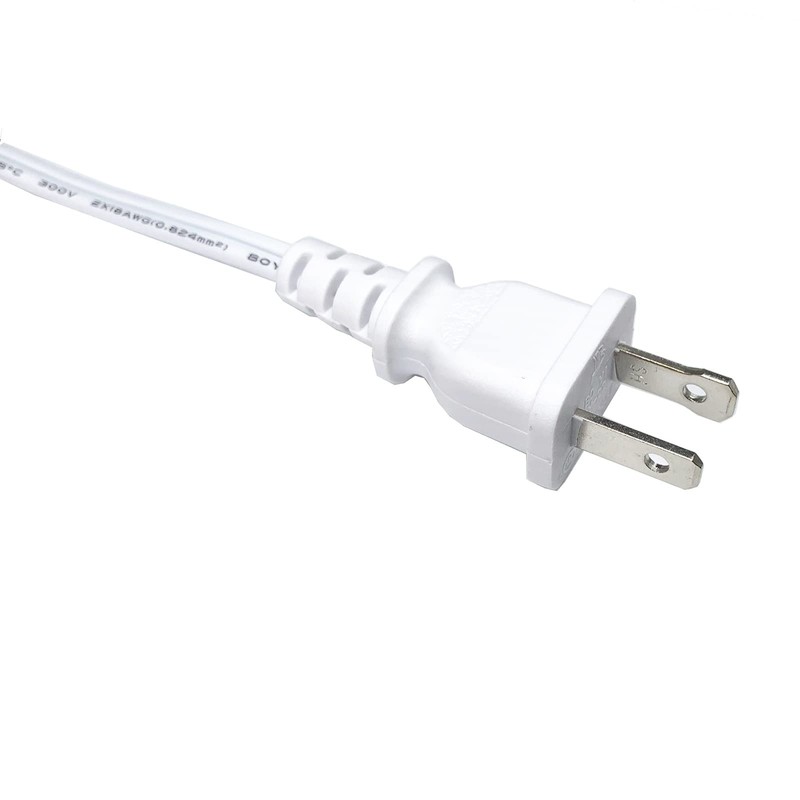 Lamp Cord with Switch Plug, 2 Prong Extension Cord 6