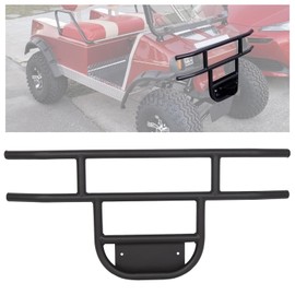 ECOTRIC Front Brush Guard Tubular Bumper Compatible with 1981-Up Club Car DS Models, Gas & Electric Club Car Precedent Front Brush