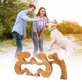 Wooden Pet Carvings, Pet Memorial Gifts for Dog, Loss of Dog Sympathy Gifts, Dog Bereavement Gifts, New Year Gifts,Valentines Day Gifts for Him, White Elephant Gifts for Lost Dog Owners