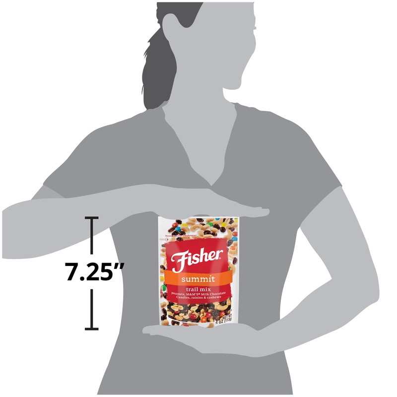 Fisher Snack Summit Trail Mix, 4 oz (Pack of 6),