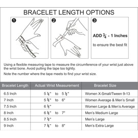 LeCalla Solid 925 Sterling Silver Men's Box Chain ID Bracelet | Classic Italian 3MM Box Chain ID Bar Bracelet for Men 7.5 Inches, Made in Italy