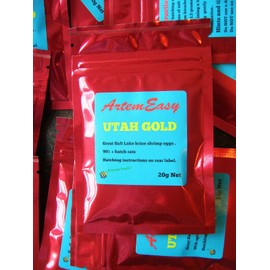 Brine Shrimp Eggs Artemia Hatching Great Salt Lake 90%+ Hatch Rate 20g