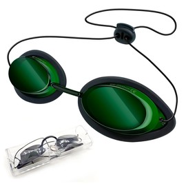 SEMNEANT IPL Safety Glasses 200-2000nm Unisex UV & LED Safety Glasses Adjustable Tanning Glasses for Solarias and Sunbathing on the Beach