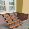Zwinz Steel Stair Riser 5 Step 3 Pack, Metal Stair