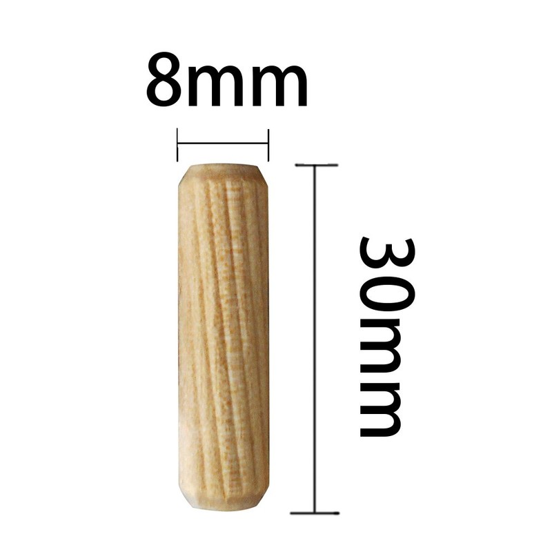 Wake Sangyo DB-015 Woodworking Dowels, 0.3 x 1.2 inches (8