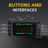 MINIWARE Handheld Oscilloscope DS213, Portable Oscilloscope Mini Size Handheld, Built-in