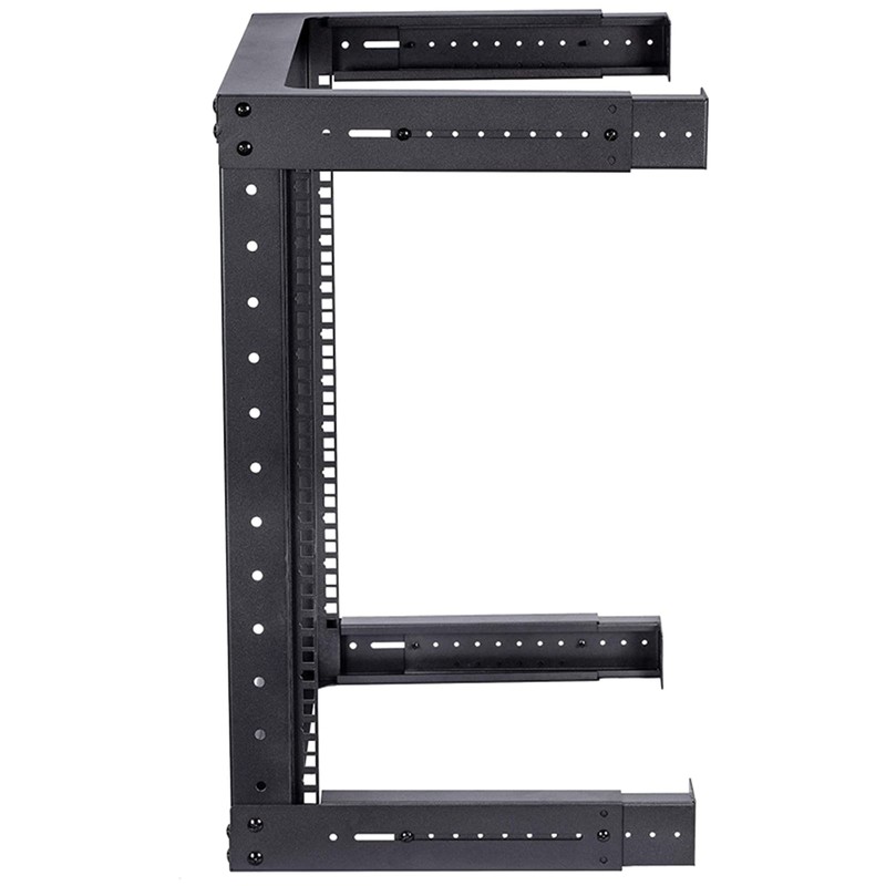 TECHTOO Wall Mount Rack 9U Adjustable Depth Open Frame 19Inch