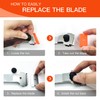 DEKEones Razor Blade Scraper, Long Handled Scraper Tool with 10