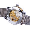 FORSINING Watch for Men, Retro Steampunk Skeleton Mechanical Wrist Watch