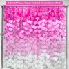 205Ft Hot Pink Heart Tissue Paper Streamer Big Love Heart