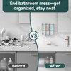 Shampoo and Conditioner Dispenser 3 Chamber No Drill Shower Soap