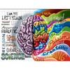 CafePress Left Brain, Right Brain 20x12 Wall Decal, Vinyl Wall
