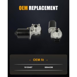 ROADFAR Front Windshield Wiper Motor - 12V, 12 Pins, 2003-2007 for Hummer for H2-Replaces 19150497, 88944398