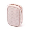 Francfranc Franc Tweed Stand Pouch, Pink