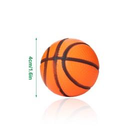 30 Pack Mini Basketball Stress Balls Mini Basketball Party Favor Mini Foam Sports Ball Squeeze Ball Anxiety Stress Relief for Basketball Party Sports Game Kid Prize (Orange)