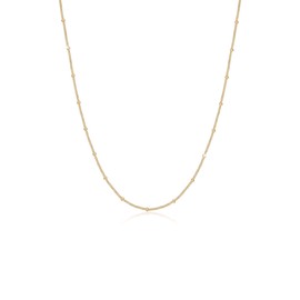 Elli Women's Ball Basic Classic Fine in 925 Sterling Silver Gold-Plated, 55 cm, None