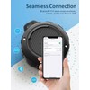 Kunodi Outdoor Waterproof Bluetooth Speaker, Wireless Portable Mini Shower Travel
