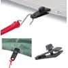 XSAJU Tent Clips, Tarp Clips, Set of 10, Strong Fixing,