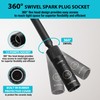 DURATECH 5/8" Swivel Magnetic Spark Plug Socket, 1MM Thin Wall