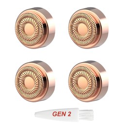 Generation 2nd Replacement Heads for Finish Touch Flawless Gen 2 Facial Hair Remover- - 4 Pack Replacement Heads for Flawless Replacement Heads Gen 2