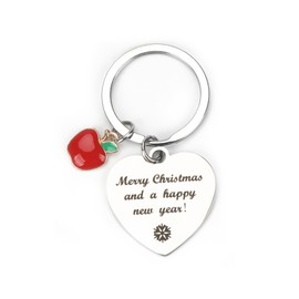 MUCOOS Christmas Keychain,Celebrate Christmas,Merry Christmas,Merry Christmas, Happy New Year, Keyrings for Women,Cute Keychain for Christmas, New Year, Valentine's Day