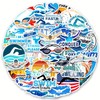 PMLAND 100 Pcs (2 Pack of 50 Designs) Waterproof Stickers