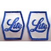 Miller Lite TWO Lite Beer Patches from Miller 2 1/2