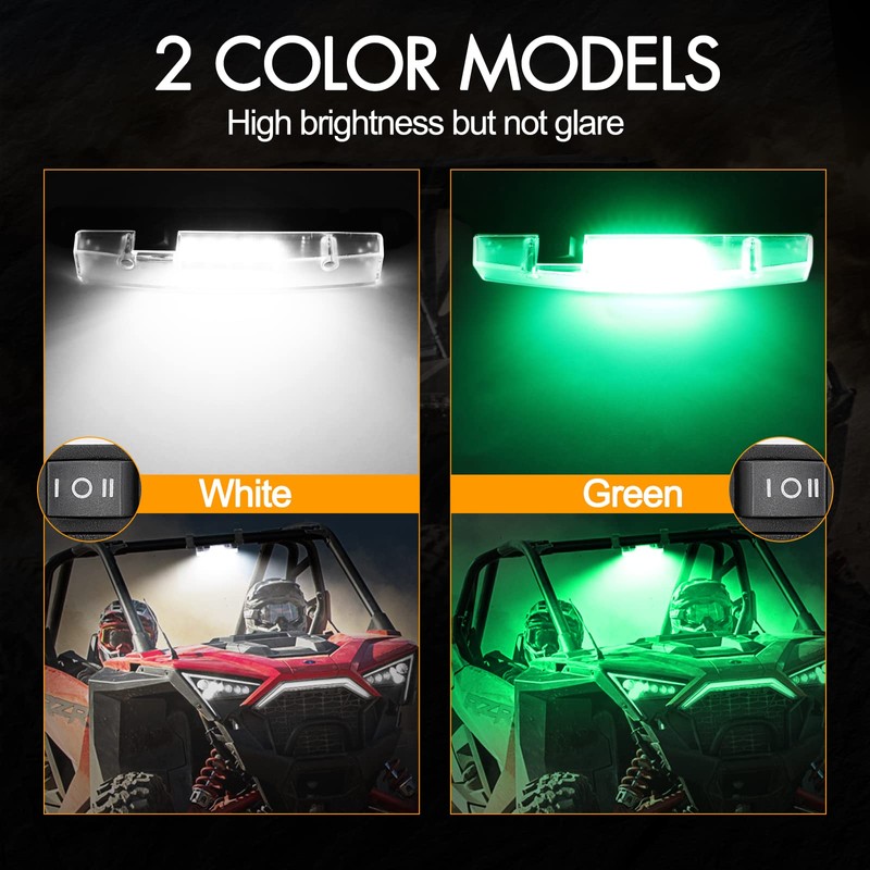 UTV Interior Dome Lights, RFROAD LIGHTING UTV Dome Light Battery