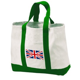 England British Flag Tote Bag CANVAS England British Flag Totes Travel Beach